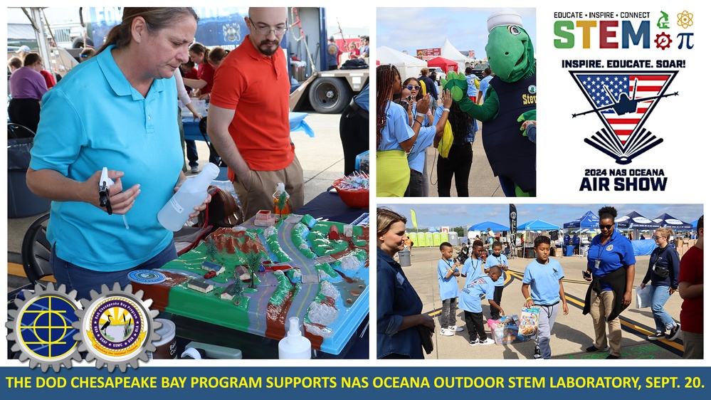 NAVFAC MIDLANT Environmental, Chesapeake Bay Program volunteers support 2024 NAS Oceana STEM Lab for nearly 8,000 Students