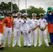 USS George H.W. Bush (CVN 77) Attends Norfolk Tides Baseball Game