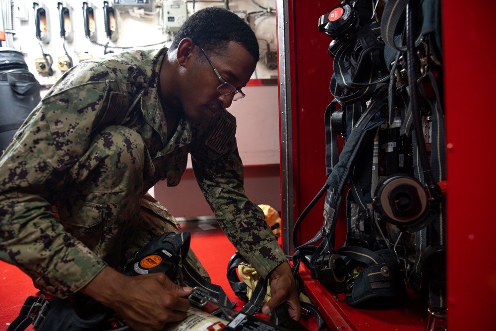 Daily Operations Aboard USS George H.W. Bush (CVN 77)