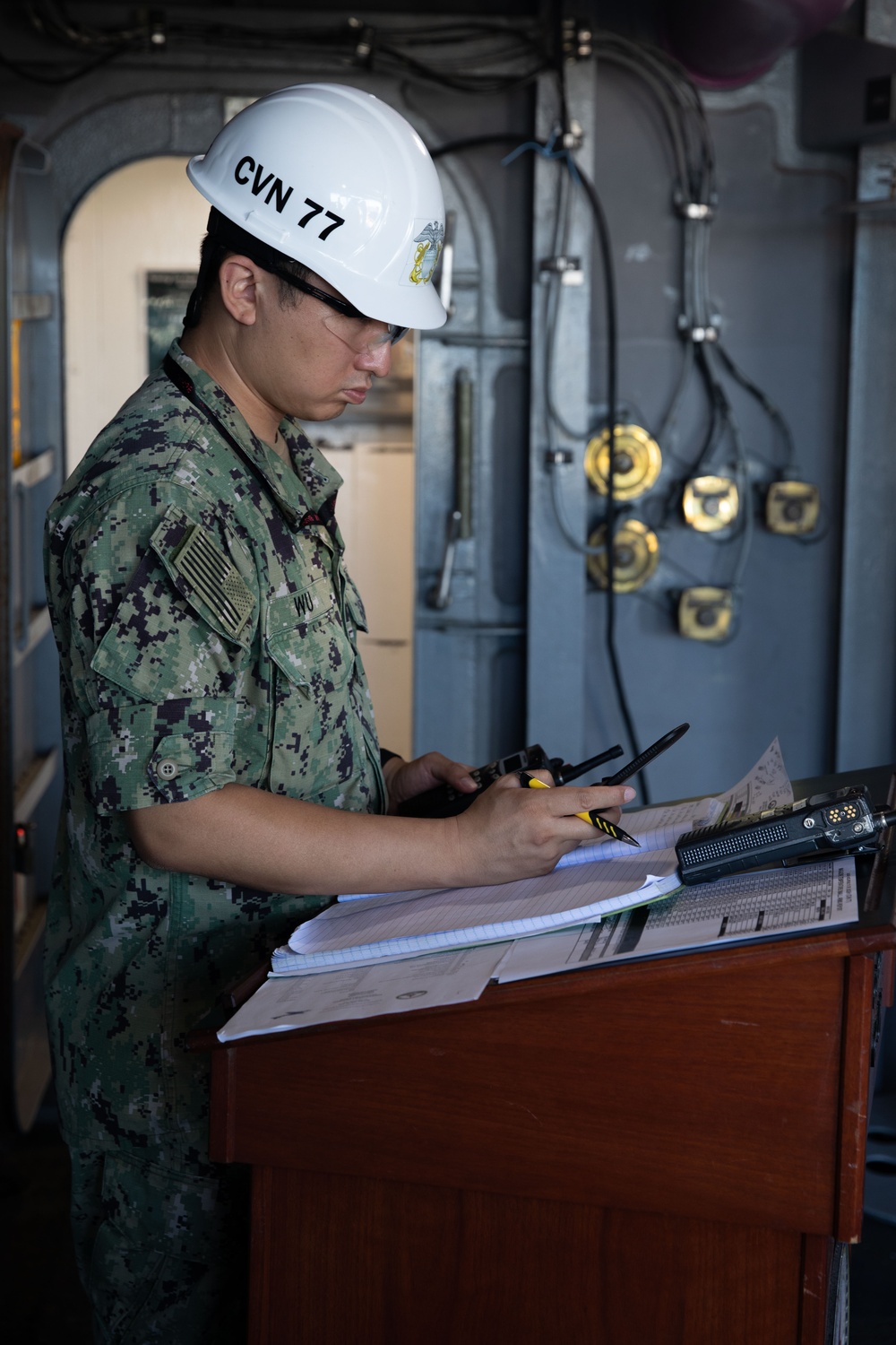 Daily Operations Aboard USS George H.W. Bush (CVN 77)