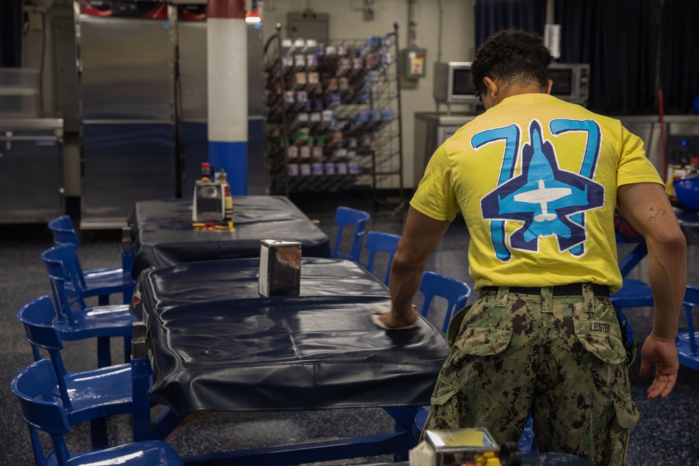 Daily Operations Aboard USS George H.W. Bush (CVN 77)