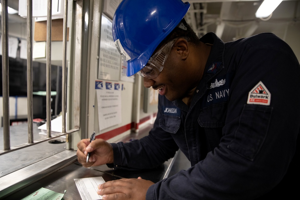 Daily Operations Aboard USS George H.W. Bush (CVN 77)