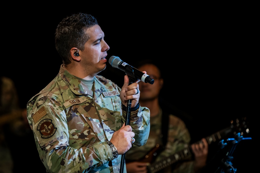 Band of the West performs during Red Ribbon Week