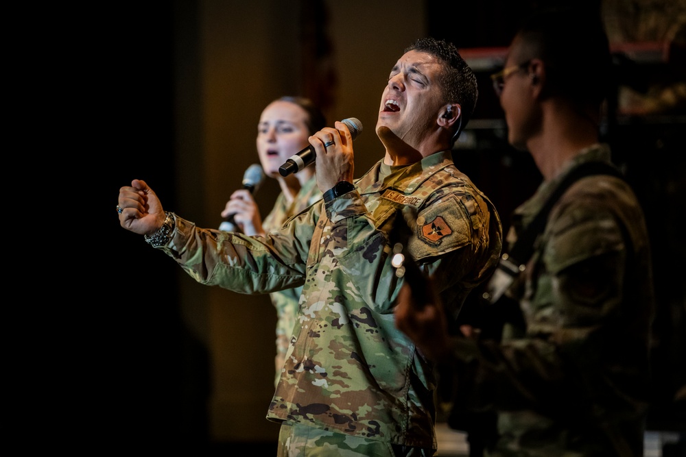 Band of the West performs during Red Ribbon Week