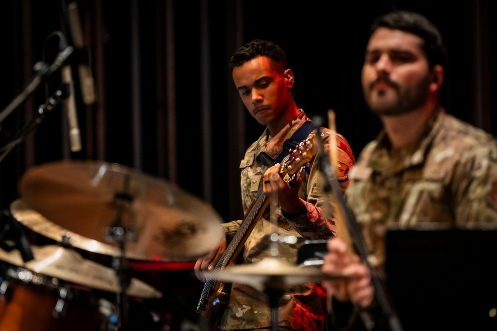 Band of the West performs during Red Ribbon Week