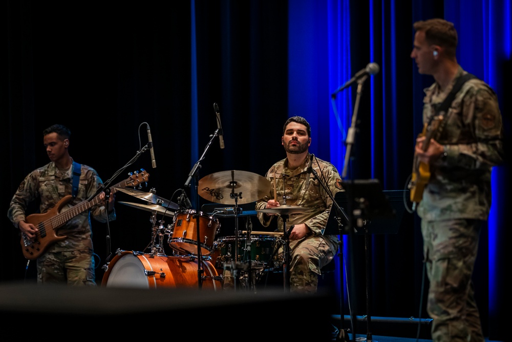 Band of the West performs during Red Ribbon Week