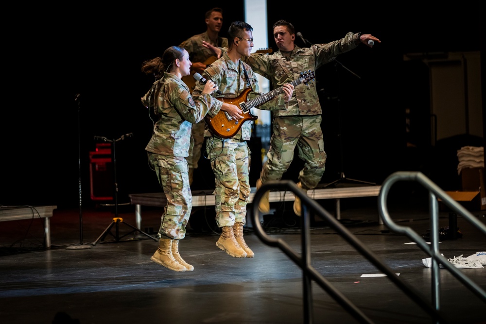 Band of the West performs during Red Ribbon Week