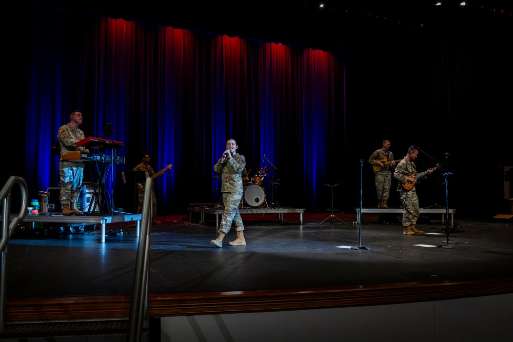 Band of the West performs during Red Ribbon Week