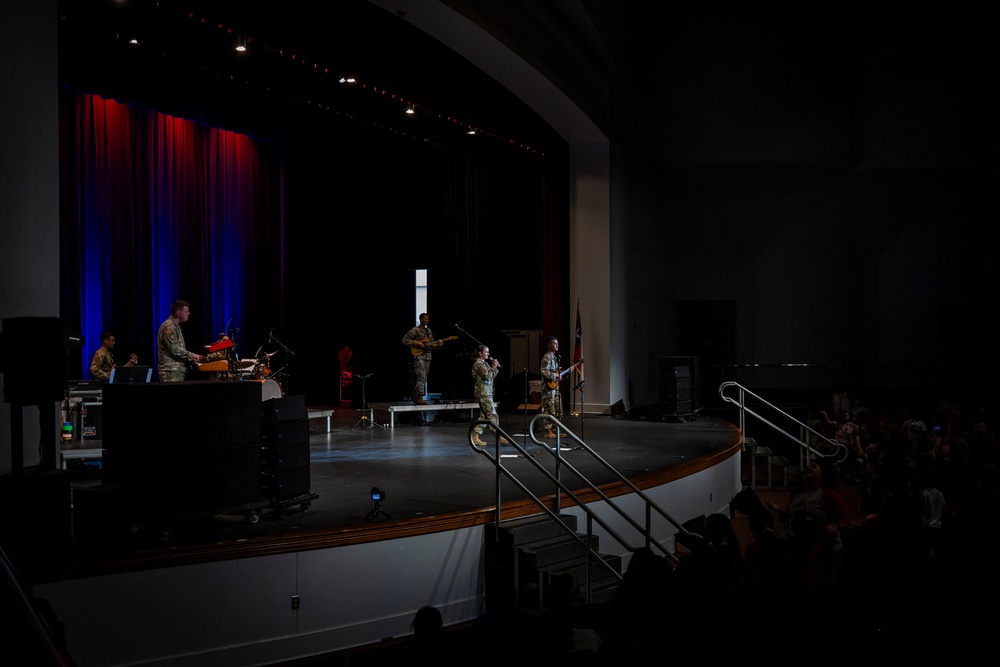 Band of the West performs during Red Ribbon Week