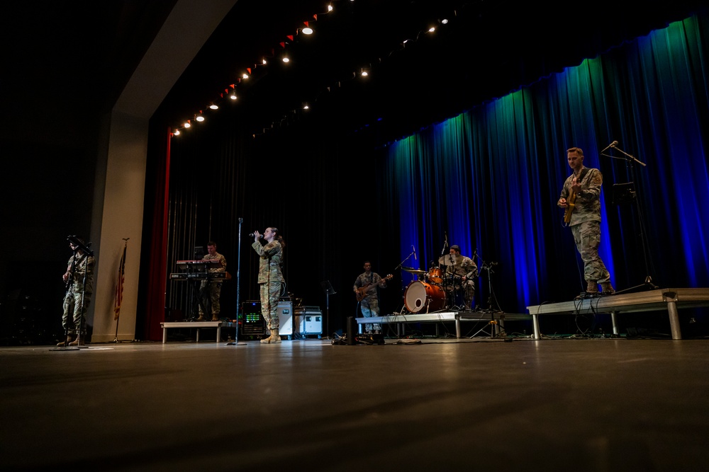 Band of the West performs during Red Ribbon Week