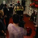 USS Gerald R. Ford (CVN 78) Damage Controlmen Demonstrate Firefighting Equpment to Reporters