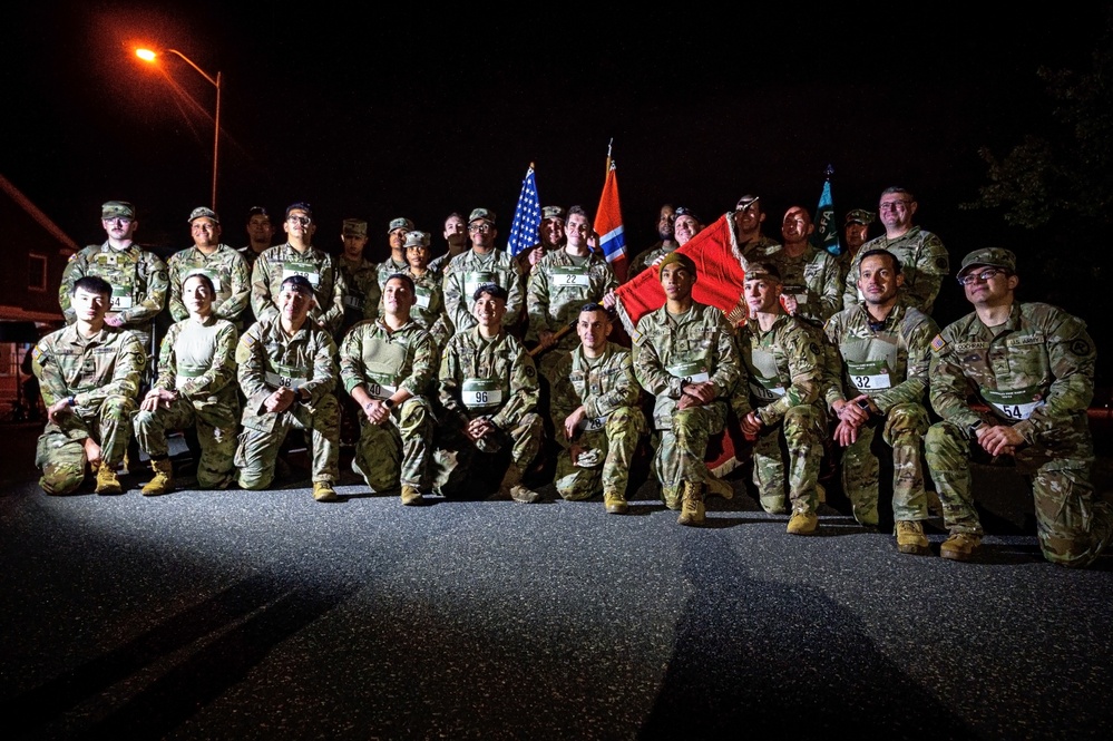 Norwegian Foot March held at zero dark thirty