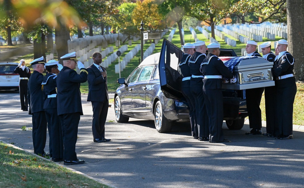 Funeral for U.S. Navy Fireman 3rd Class Harry R. Holmes