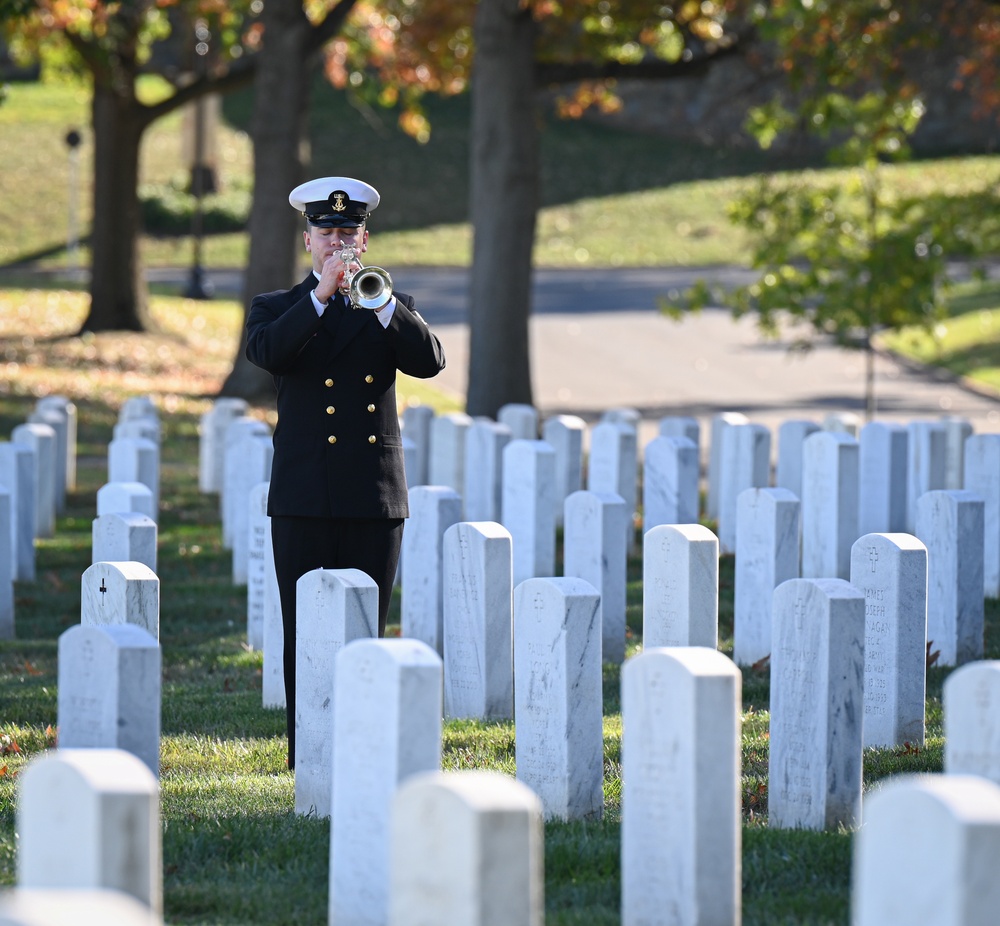 Funeral for U.S. Navy Fireman 3rd Class Harry R. Holmes