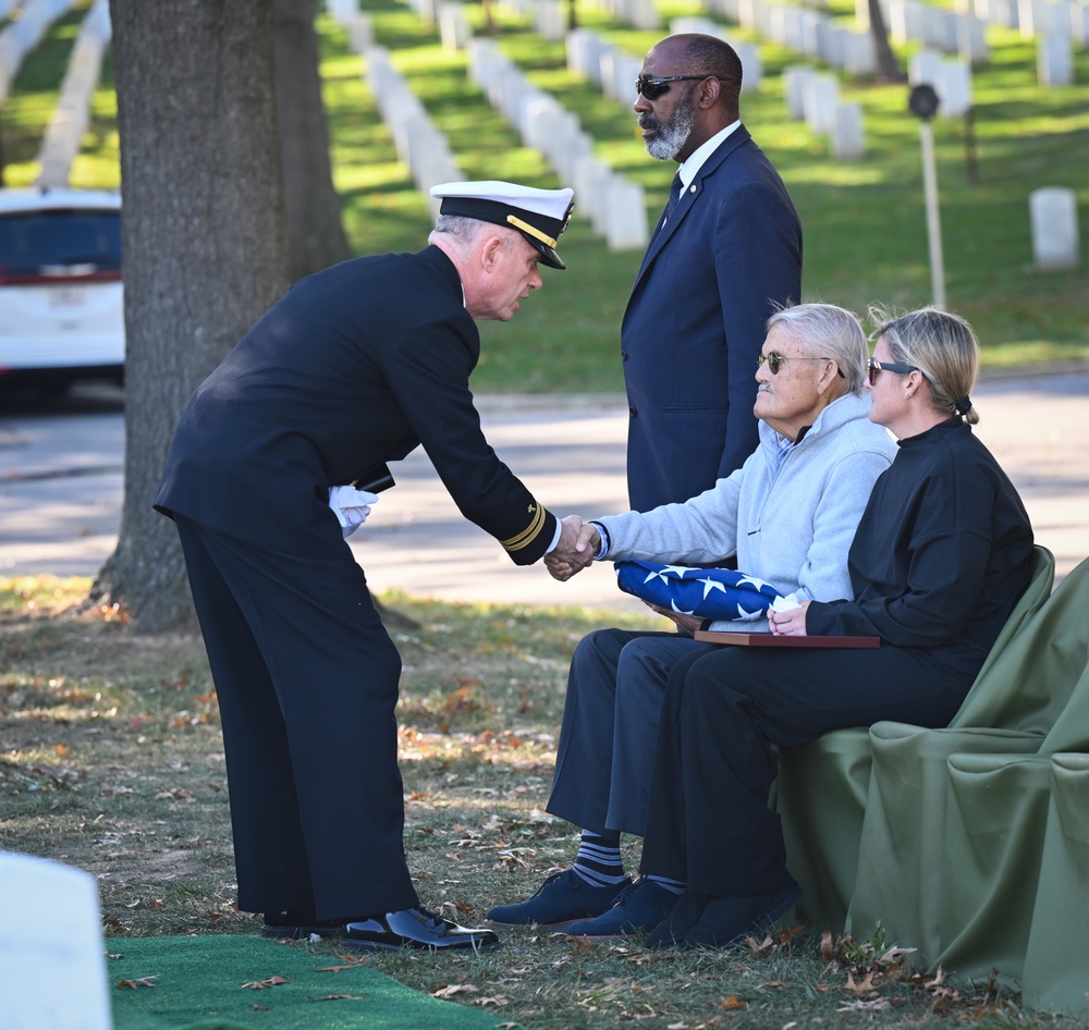 Funeral for U.S. Navy Fireman 3rd Class Harry R. Holmes