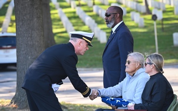 Funeral for U.S. Navy Fireman 3rd Class Harry R. Holmes