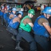 USS George Washington conducts replenishment-at-sea with USNS Cesar Chavez