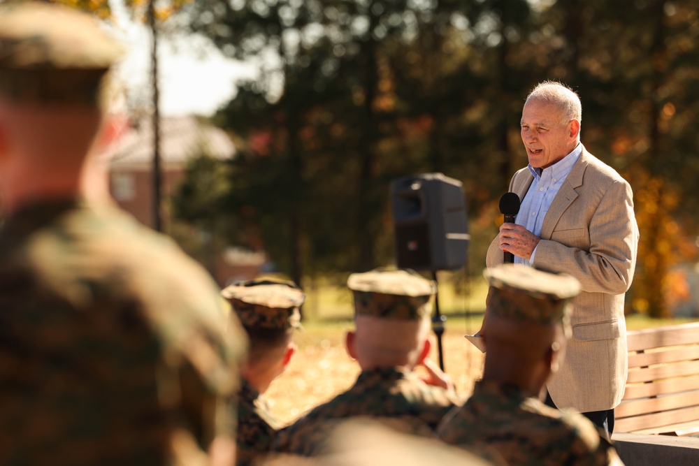 The Basic School class 1-68 ‘Courage’ monument dedication