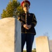 U.S. Army Staff Sgt. Rebecca McFarland honors grandfather at Arlington National Cemetery