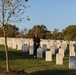 U.S. Army Staff Sgt. Rebecca McFarland honors grandfather at Arlington National Cemetery