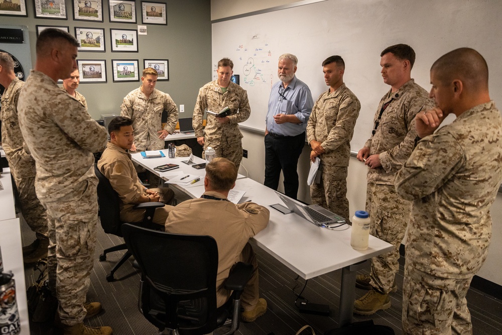 11th MEU Leaders provide guidance during WTI 1-25