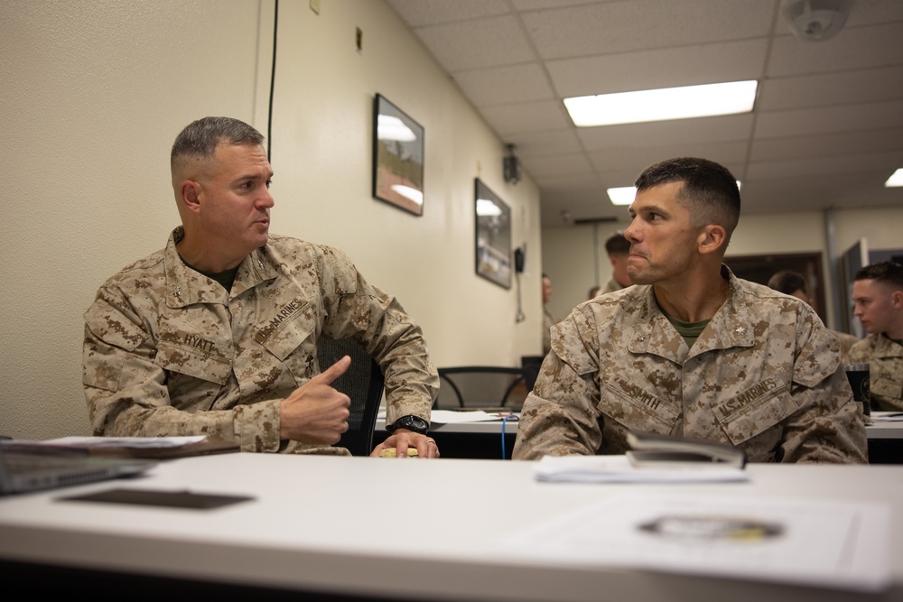 11th MEU Leaders provide guidance during WTI 1-25