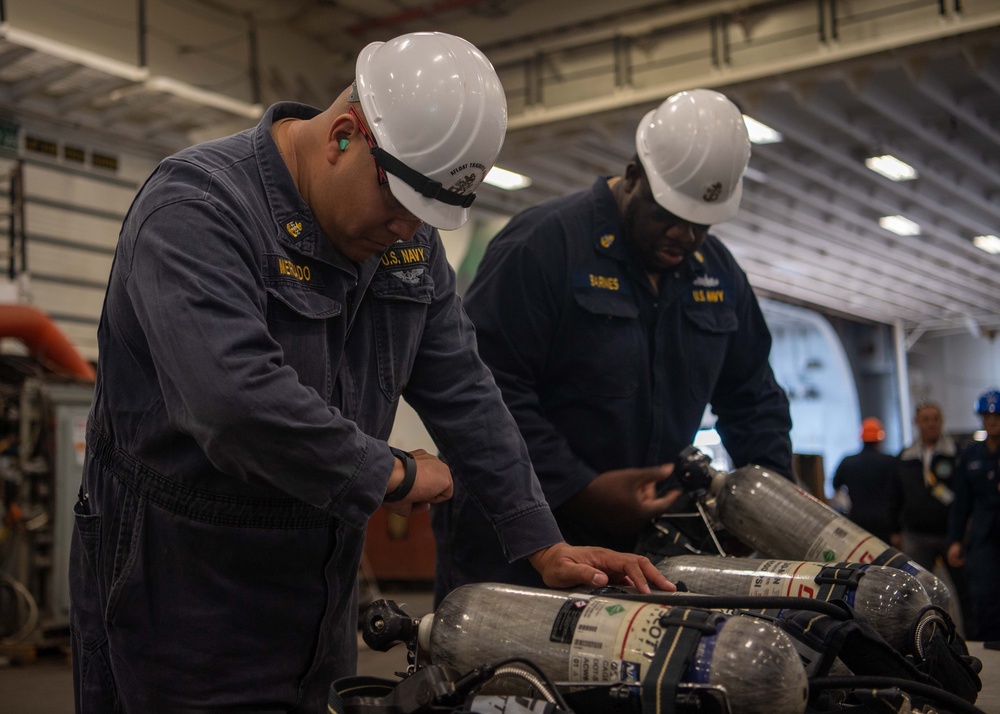 USS Makin Island Damage Control Material Assessment
