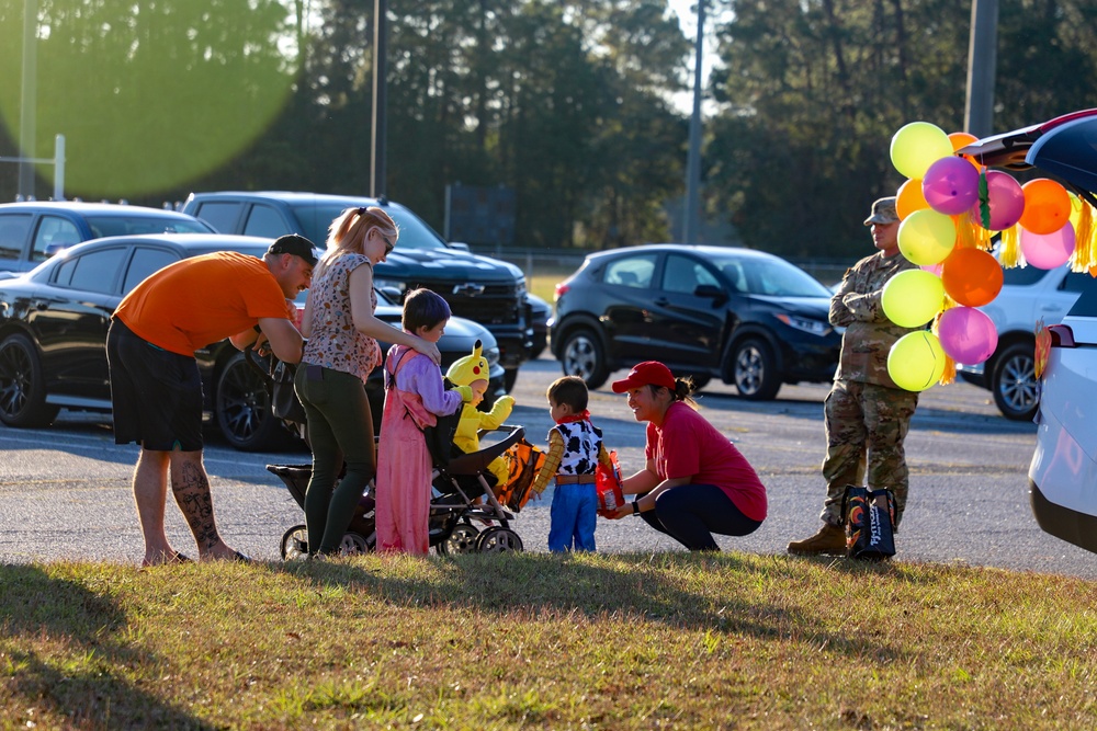 Sustainment Soldiers host trunk-or-treat