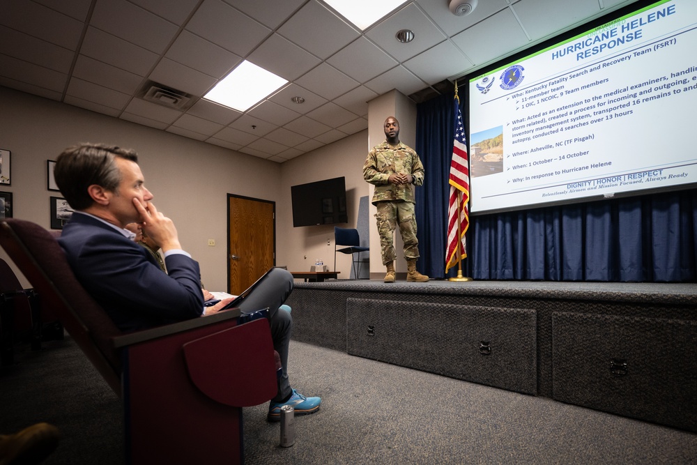 McGarvey visits Kentucky Air Guard Base