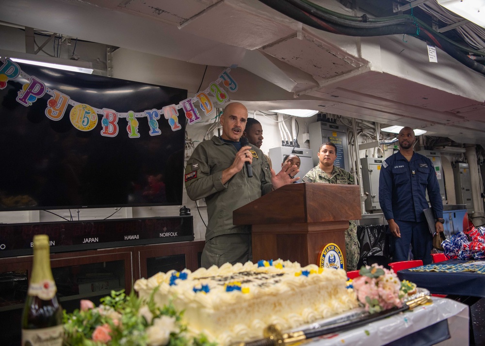 USS Makin Island Birthday Celebration