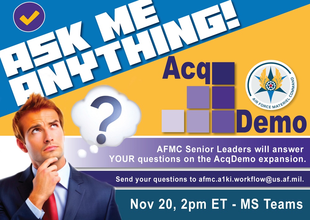 AFMC to host AcqDemo Ask-Me-Anything