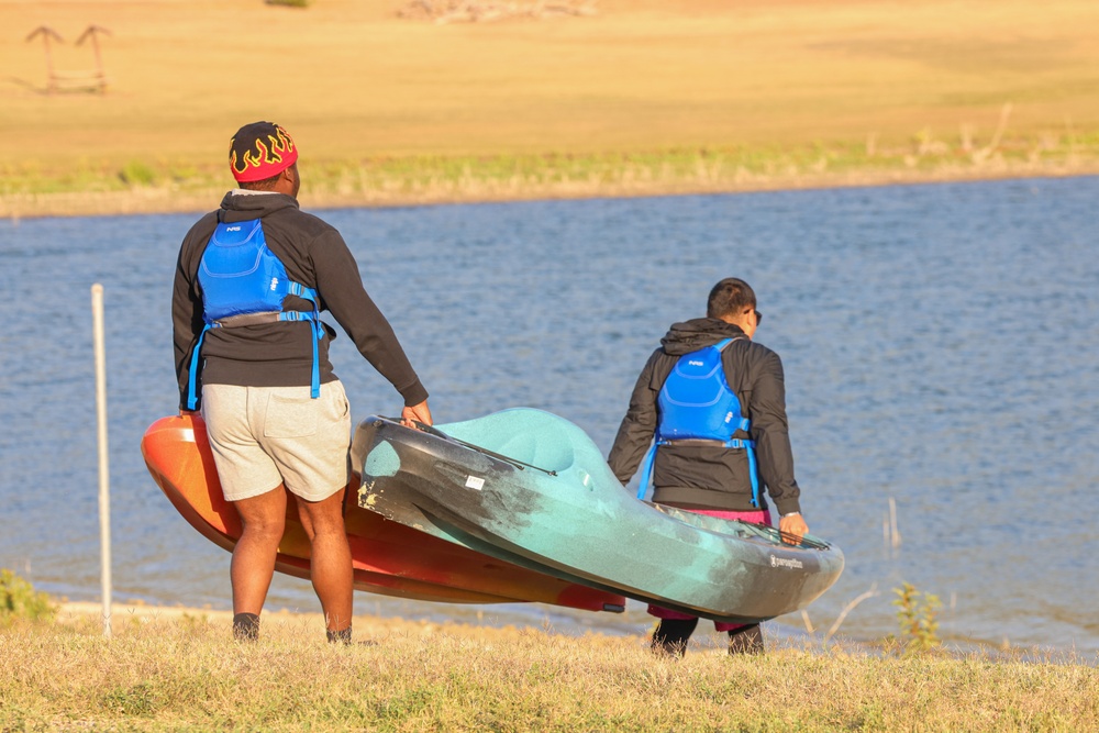 HHC, 89th MP Bde. Spiritual Fitness Kayak Event