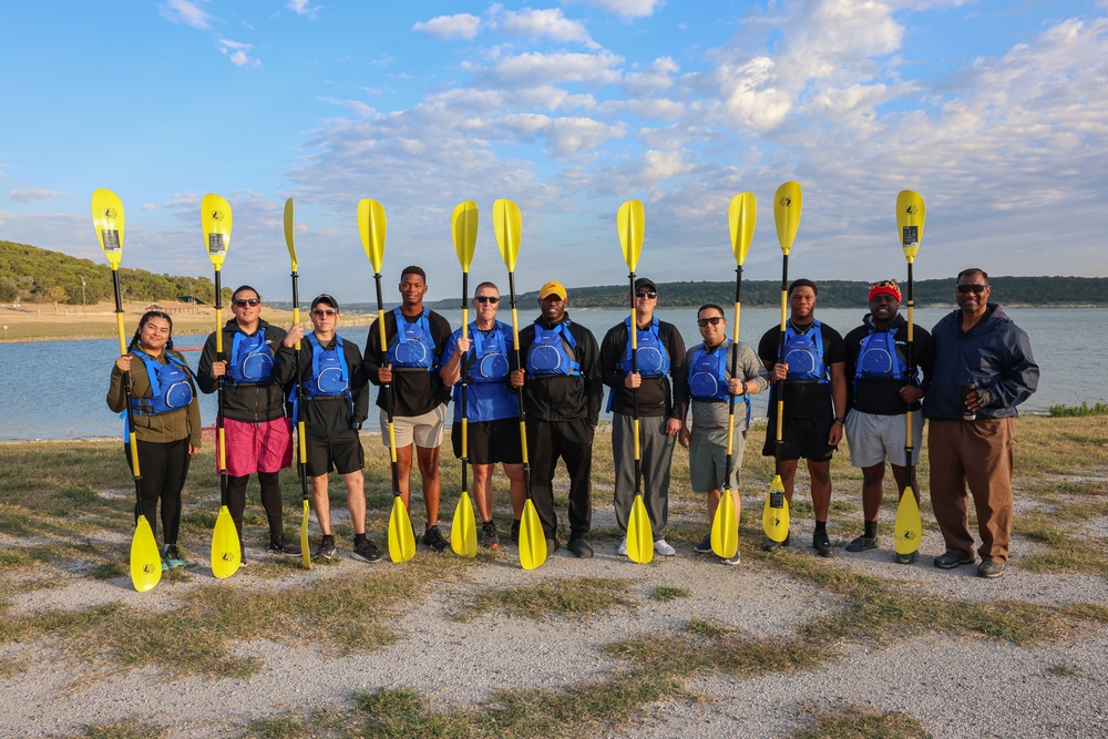 HHC, 89th MP Bde. Spiritual Fitness Kayak Event