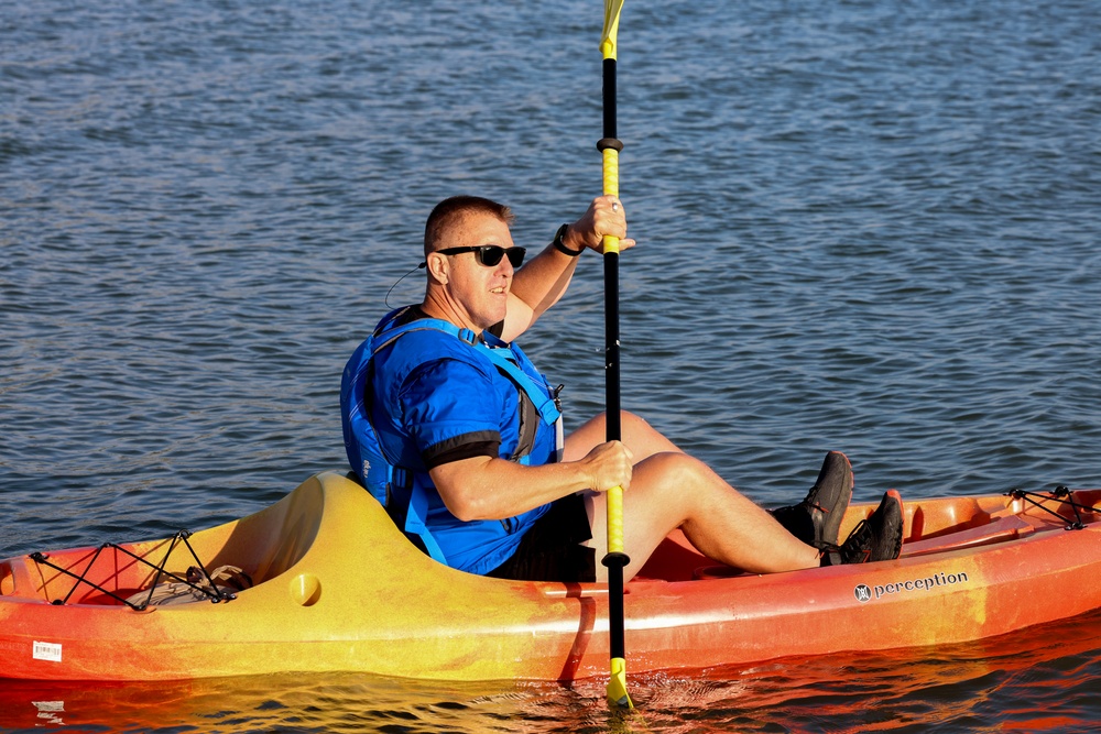 HHC, 89th MP Bde. Spiritual Fitness Kayak Event