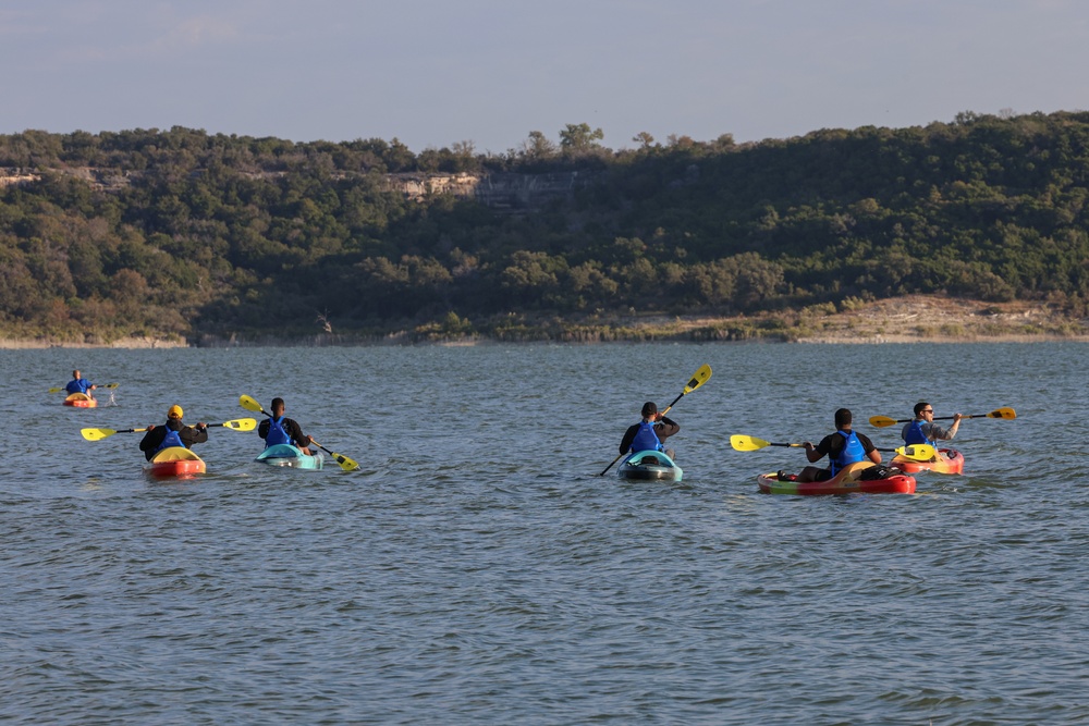 HHC, 89th MP Bde. Spiritual Fitness Kayak Event