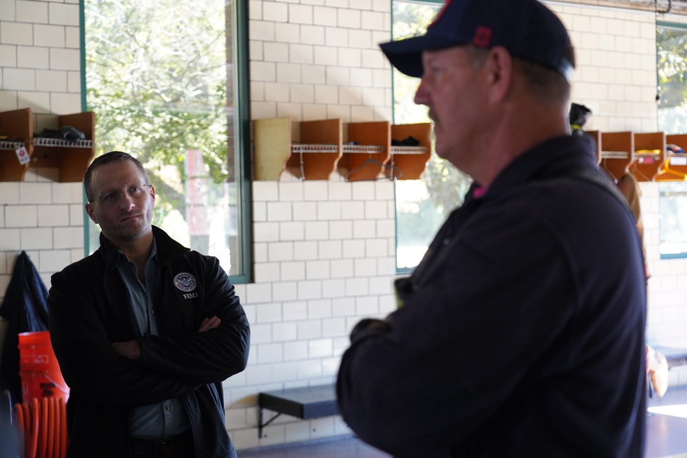 FEMA visits Stone Avenue Fire Station in Greenville, SC.