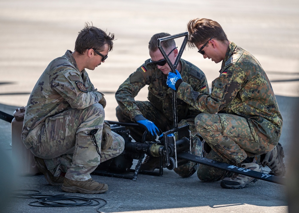 Team Moody hones FARP techniques with German Airmen