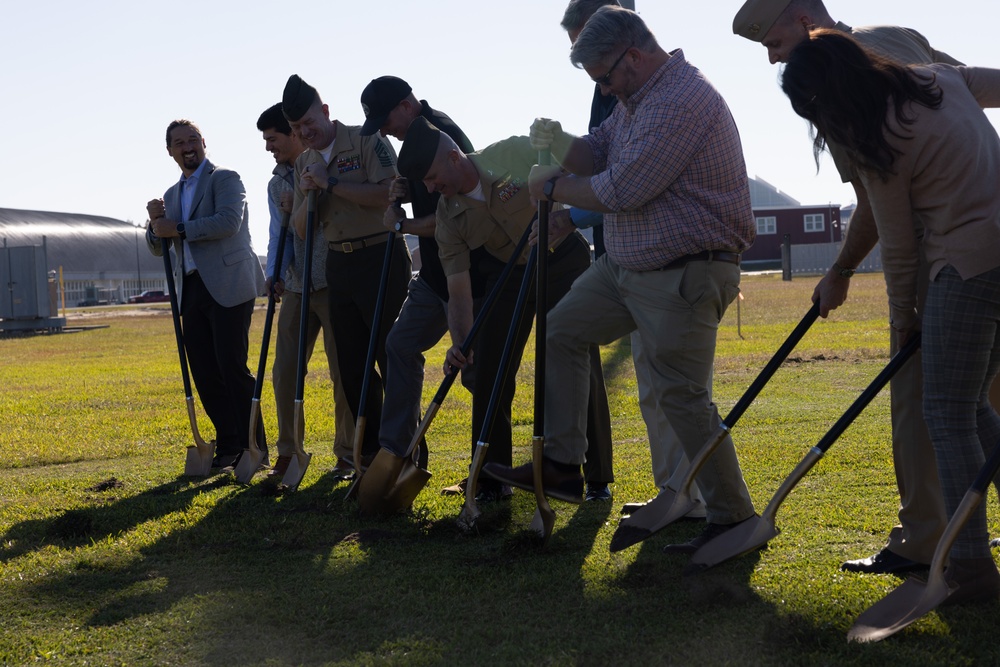 Marine Corps Air Station Cherry Point proudly announces the groundbreaking of a state-of-the-art, 93,000-square-foot fitness center