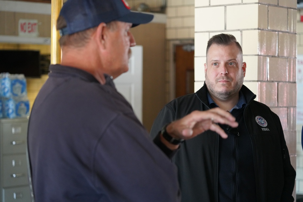 FEMA visits Stone Avenue Fire Station in Greenville, SC.