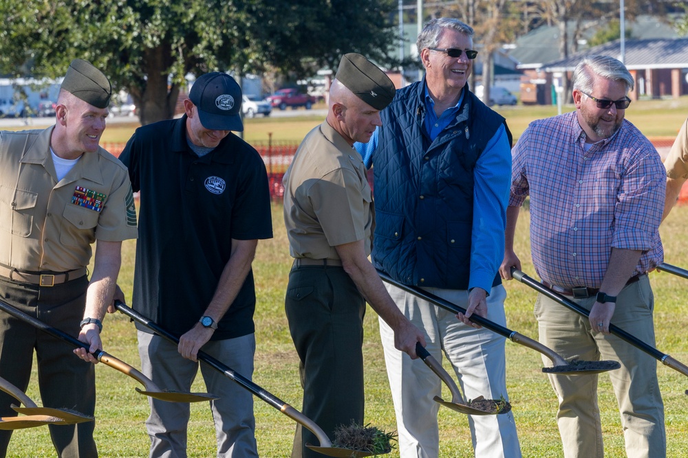 Marine Corps Air Station Cherry Point proudly announces the groundbreaking of a state-of-the-art, 93,000-square-foot fitness center