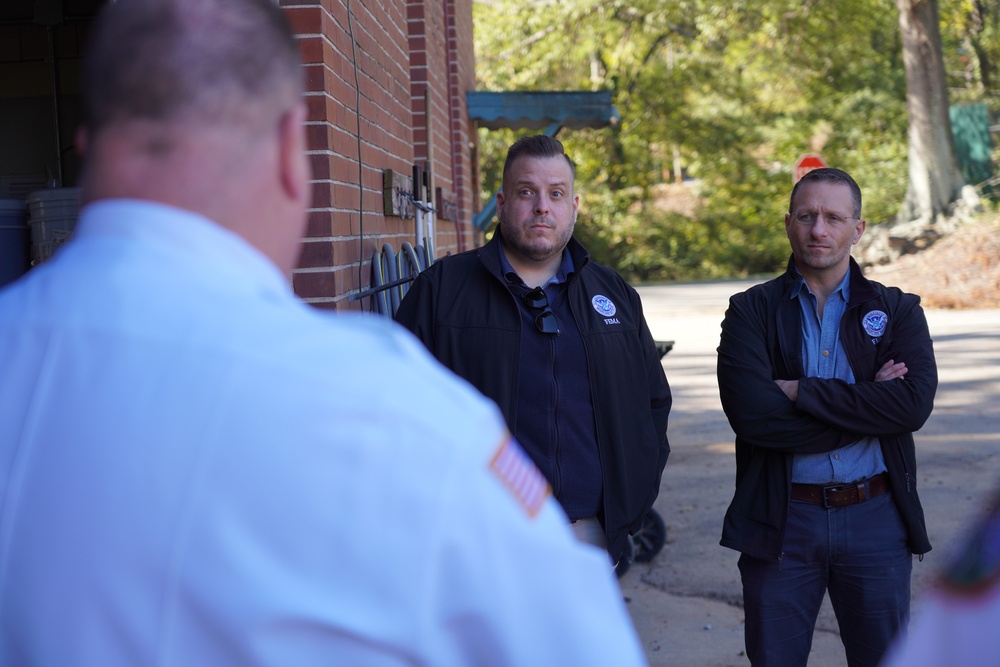 FEMA visits Stone Avenue Fire Station in Greenville, SC.