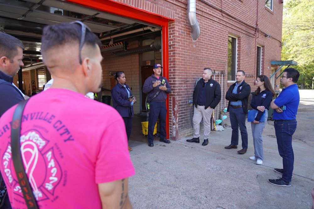 FEMA visits Stone Avenue Fire Station in Greenville, SC.