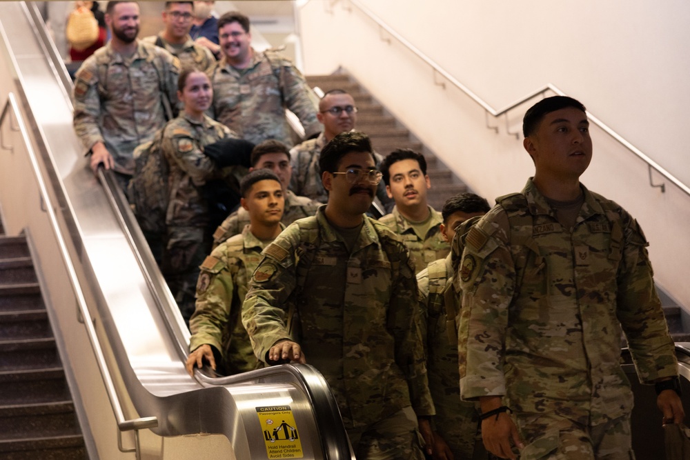 162nd Wing SFS Defenders return home from deployment