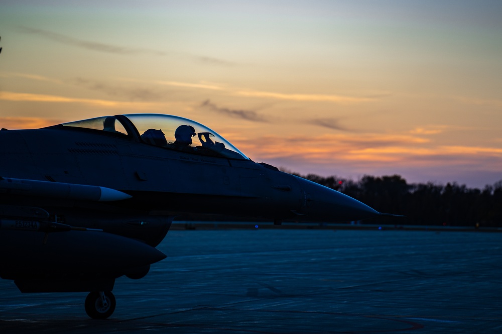 114th Fighter Wing conducts evening operations