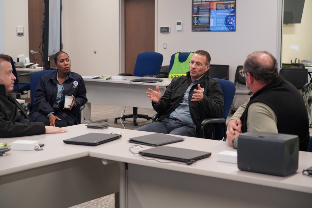 FEMA and SBA's Associate Administrators Visit Spartanburg's Emergency Operation Center in SC.