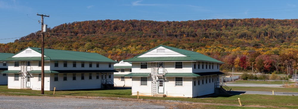 Brilliant fall colors on display at Fort Indiantown Gap