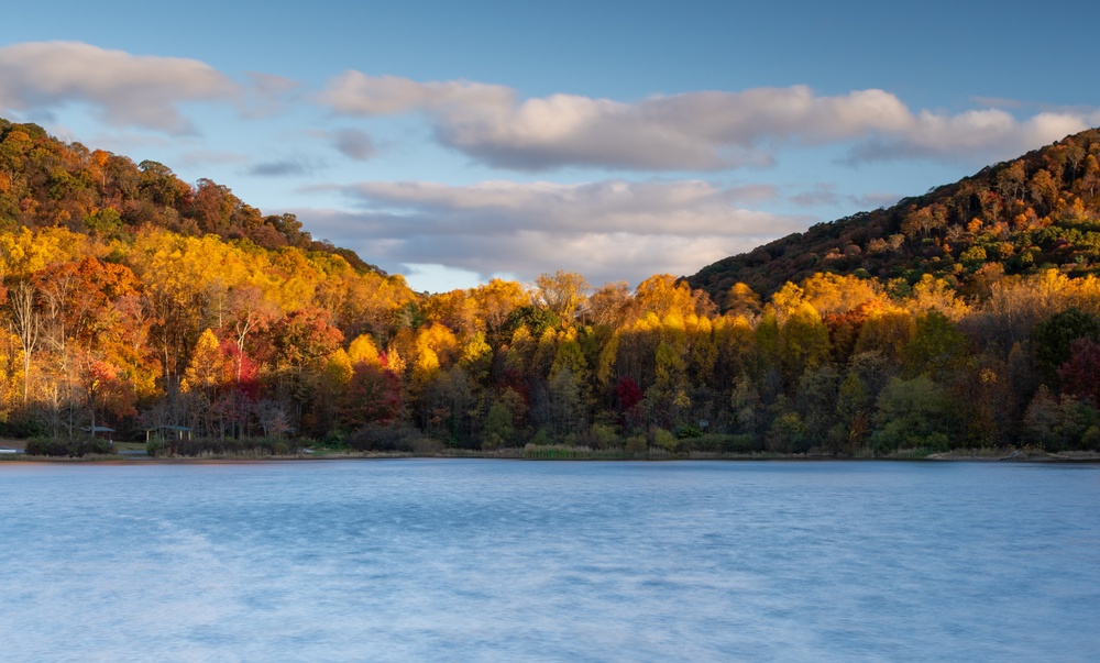 Brilliant fall colors on display at Fort Indiantown Gap