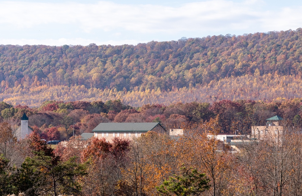 Brilliant fall colors on display at Fort Indiantown Gap