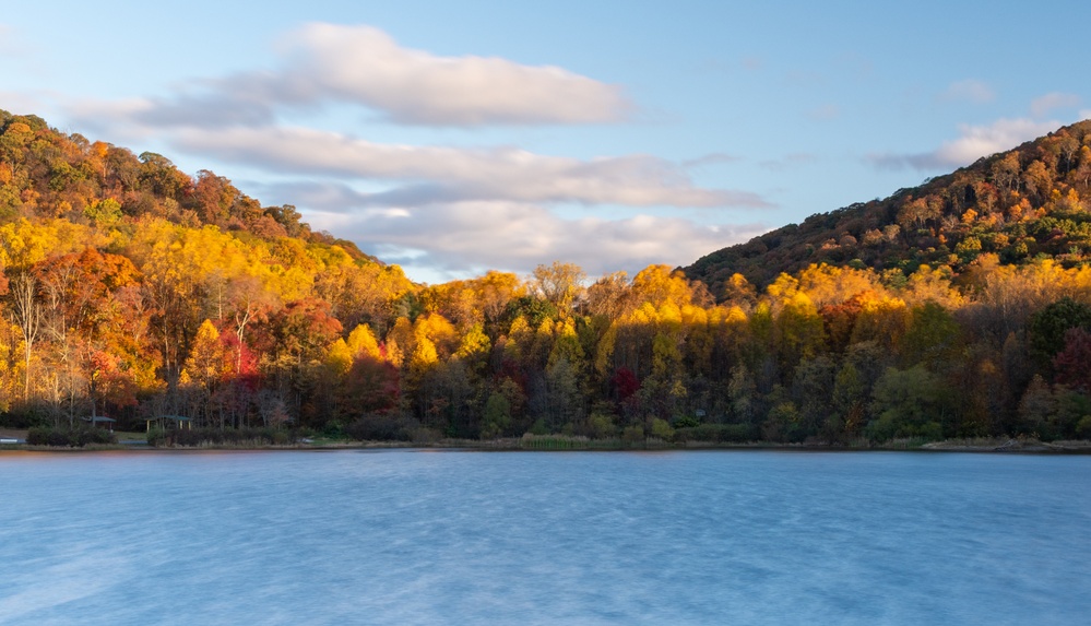 Brilliant fall colors on display at Fort Indiantown Gap