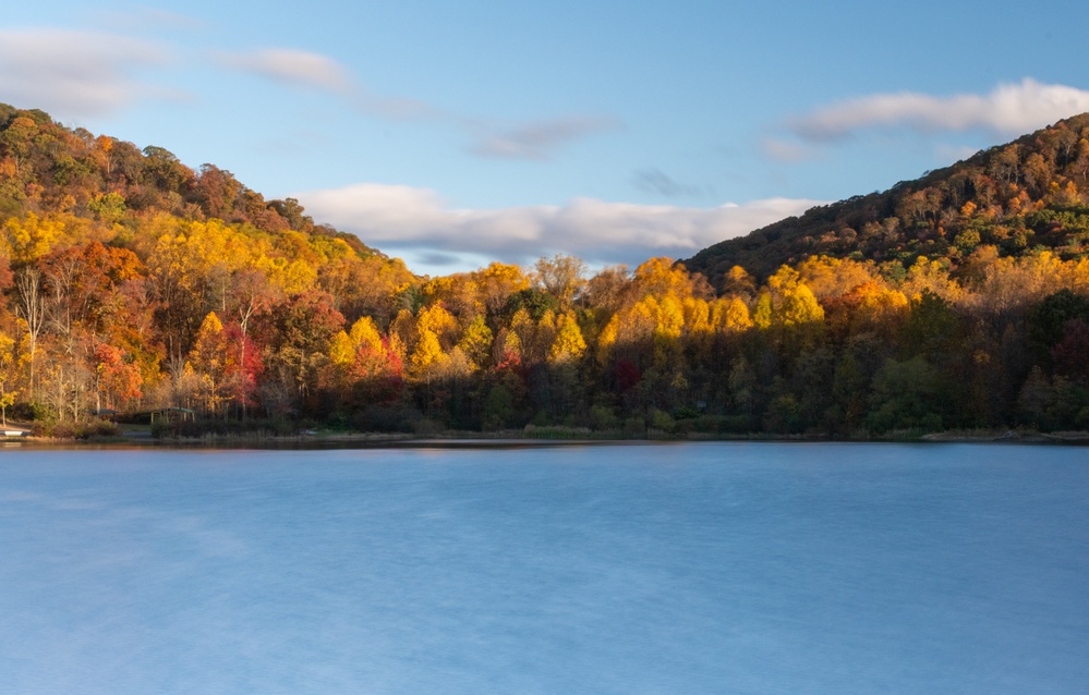 Brilliant fall colors on display at Fort Indiantown Gap